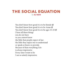 Poems about stereotypes and labels