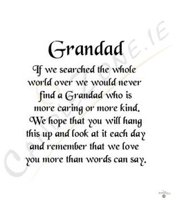 short grandad poems for fathers day