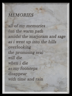 Memories Poems