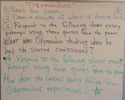 From Thesis To Essay Writing Sample Ozymandias Essay Essay Thesis Statement Examples also Mahatma Gandhi Essay In English Ppt Ozymandias Analysis Powerpoint Presentation Id English Essay Outline Format