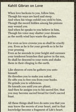 Kahlil gibran Poems