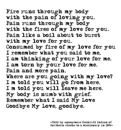 Anonymous love Poems
