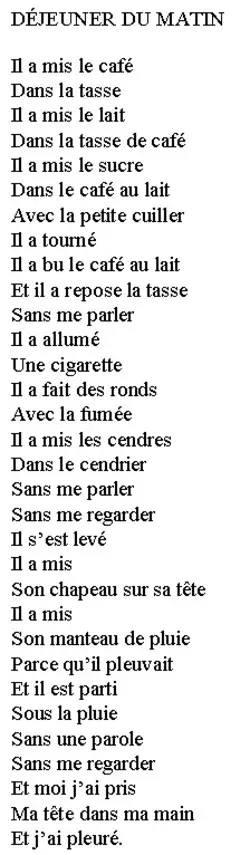 Jacques Prevert Poems