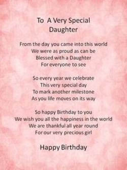 Beste Amazing daughter Poems BO-61