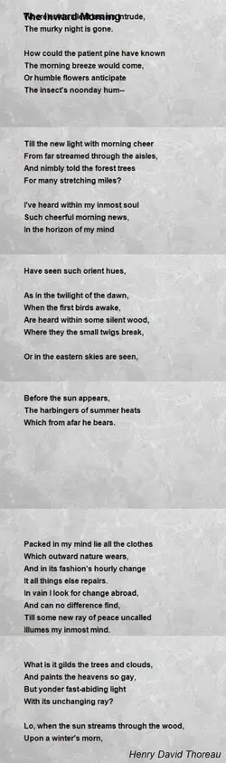 View Henry David Thoreau Poems I Went To The Woods Images