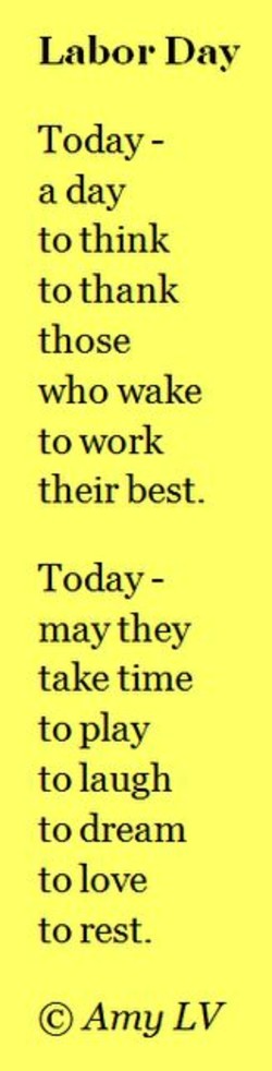 Labor Day Poems